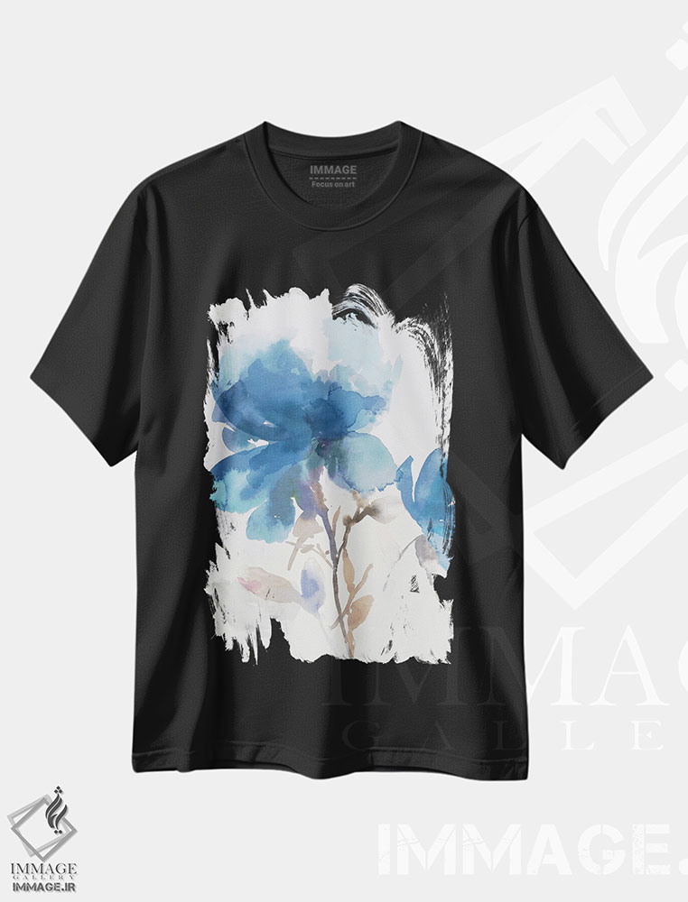 تیشرت طرح دار آرام بیدارم کن I، تزئینی اثر آسیا جنسن | فروشگاه ایماژ