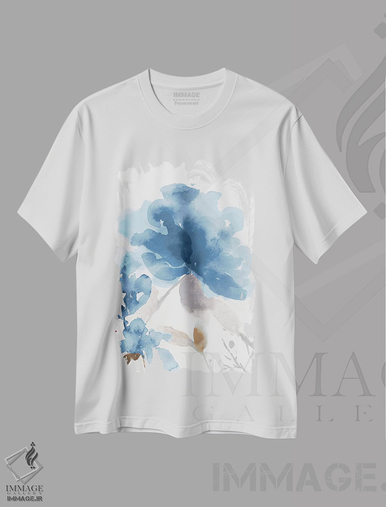 تیشرت طرح دار آرام بیدارم کن II، تزئینی اثر آسیا جنسن | immage.ir