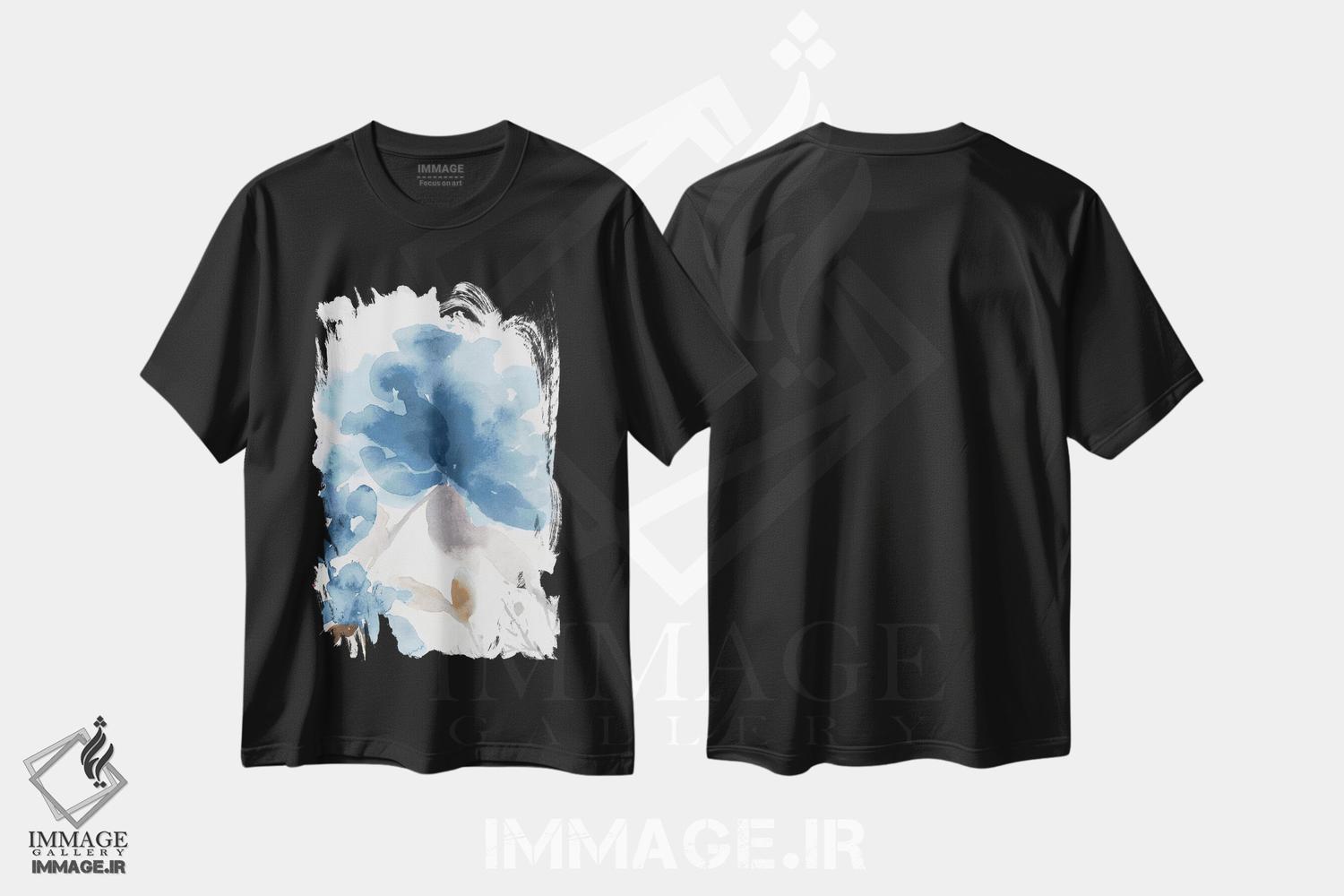 تیشرت طرح دار آرام بیدارم کن II، تزئینی اثر آسیا جنسن | فروشگاه ایماژ