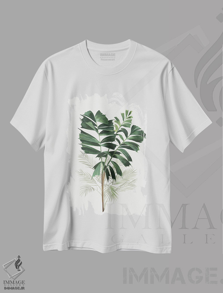 تیشرت طرح دار استوایی I، دکور بوهمی اثر آسیا جنسن | immage.ir