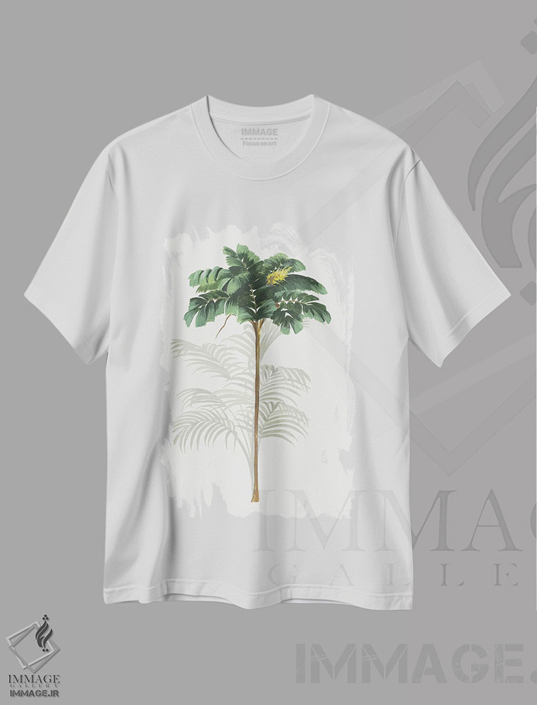 تیشرت طرح دار استوایی II، دکور بوهمی اثر آسیا جنسن | immage.ir
