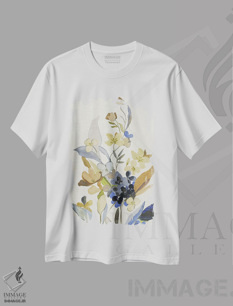 تیشرت طرح دار دست یابی به بالا I، دکور روستایی اثر آسیا جنسن | immage.ir