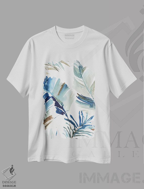 تیشرت طرح دار گرمای استوایی آبی II، تزئینی اثر آسیا جنسن | immage.ir
