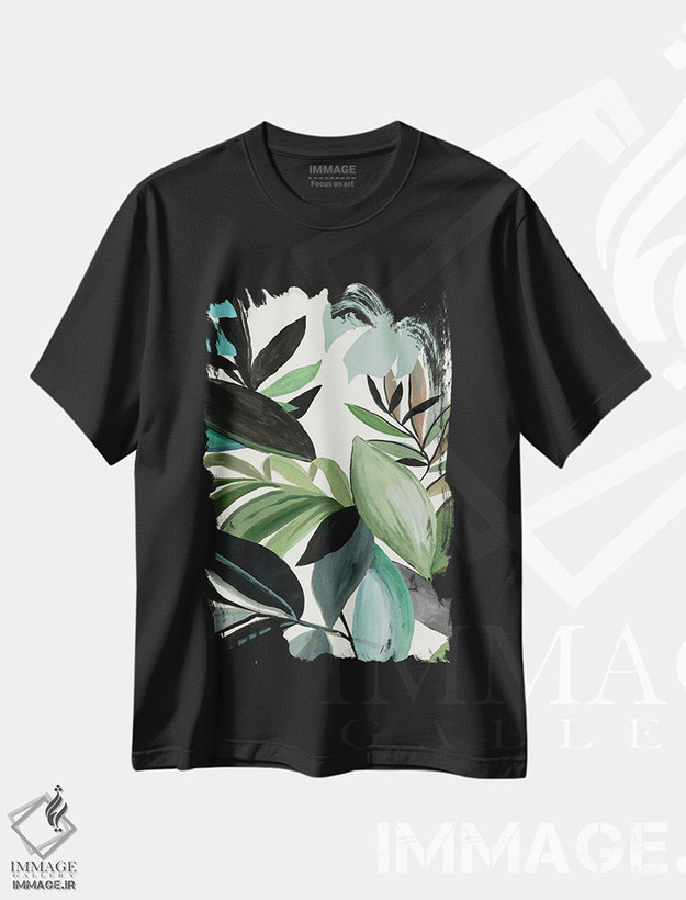 تیشرت طرح دار چند استوایی II، تزئینی اثر آسیا جنسن | فروشگاه ایماژ