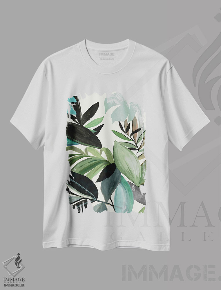 تیشرت طرح دار چند استوایی II، تزئینی اثر آسیا جنسن | immage.ir