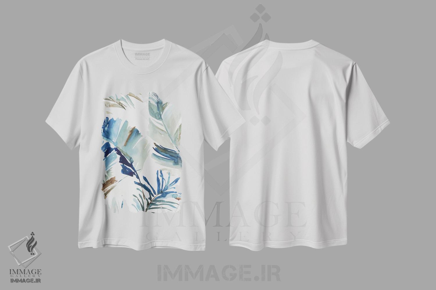 تیشرت طرح دار گرمای استوایی آبی II، تزئینی اثر آسیا جنسن | immage.ir