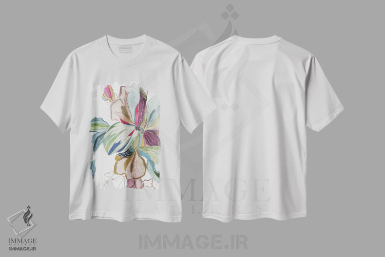 تیشرت طرح دار مطالعه گیاهی استوایی I، دکور معاصر اثر آسیا جنسن | immage.ir