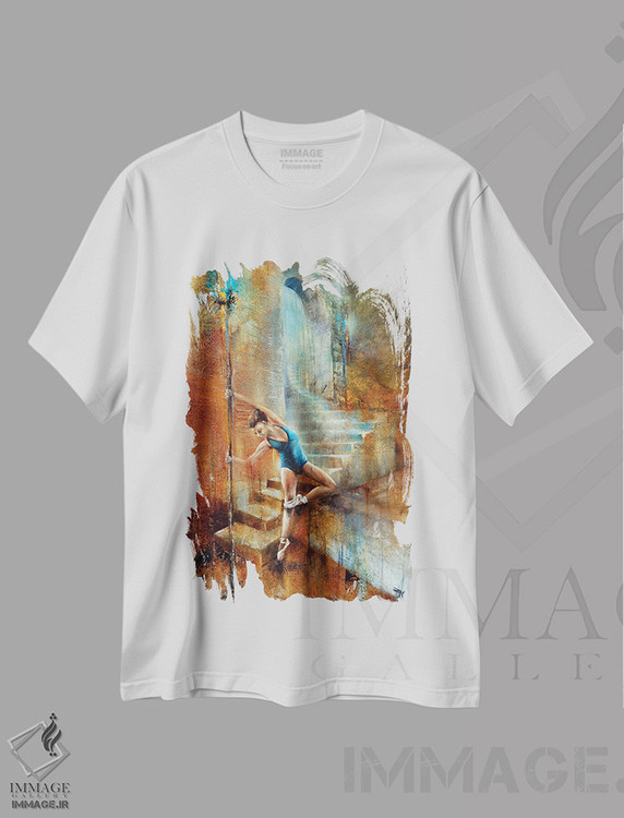 تیشرت طرح دار تعادل، دکور معاصر اثر آنت شموکر | immage.ir
