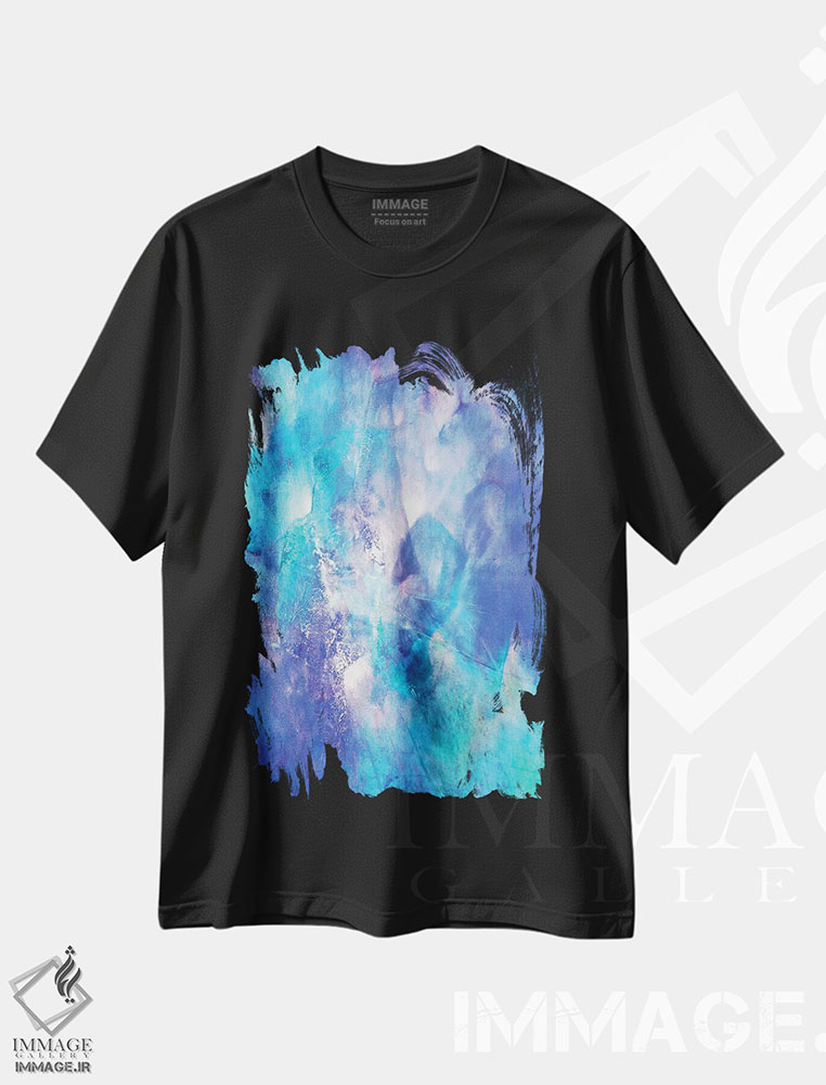 تیشرت طرح دار نور اثر آنت شموکر | فروشگاه ایماژ
