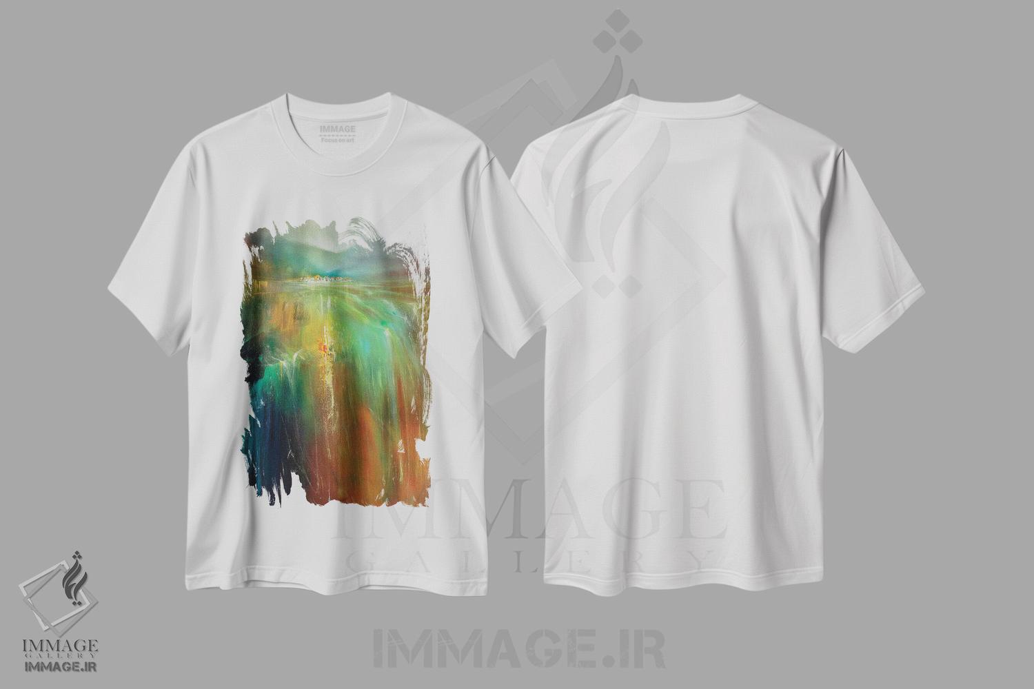 تیشرت طرح دار سرزمین غنی اثر آنت شموکر | immage.ir