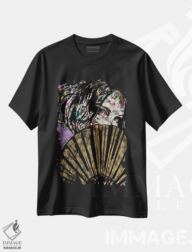 تیشرت طرح دار خود را به بی توجهی زدن، هنر فاخر معاصر اثر امی اسمیت | فروشگاه ایماژ