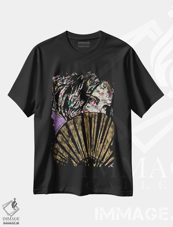 تیشرت طرح دار خود را به بی توجهی زدن، هنر فاخر معاصر اثر امی اسمیت | فروشگاه ایماژ