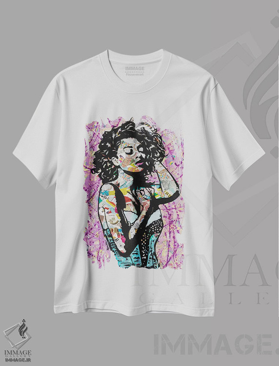 تیشرت طرح دار مراقبت کننده، هنر فاخر معاصر اثر امی اسمیت | immage.ir