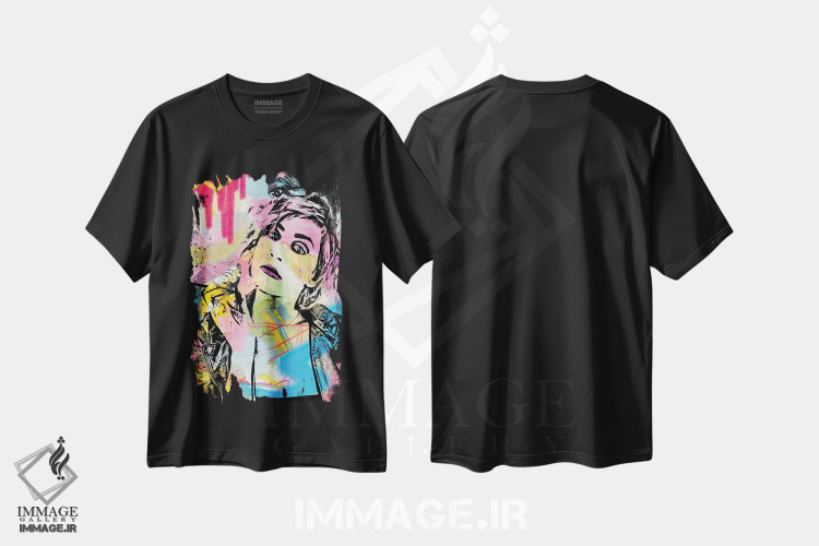تیشرت طرح دار آنچه برای تو مقدر است، آبستره اثر امی اسمیت | فروشگاه ایماژ
