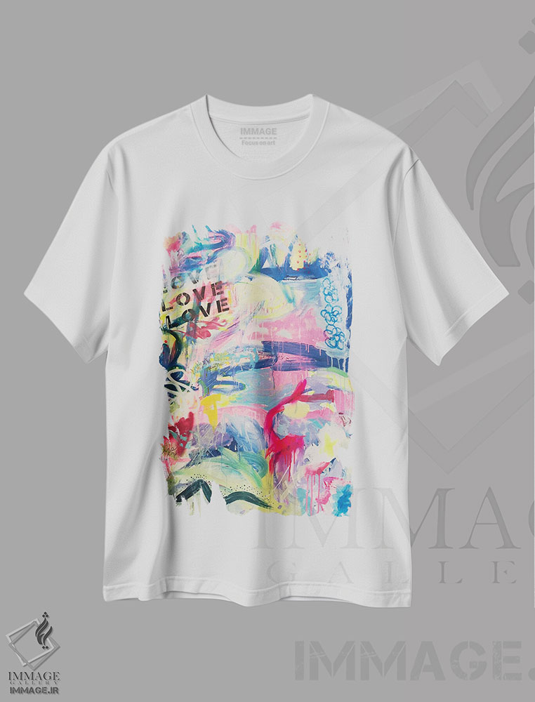 تیشرت طرح دار همیشه تو، آبستره اثر امی اسمیت | immage.ir