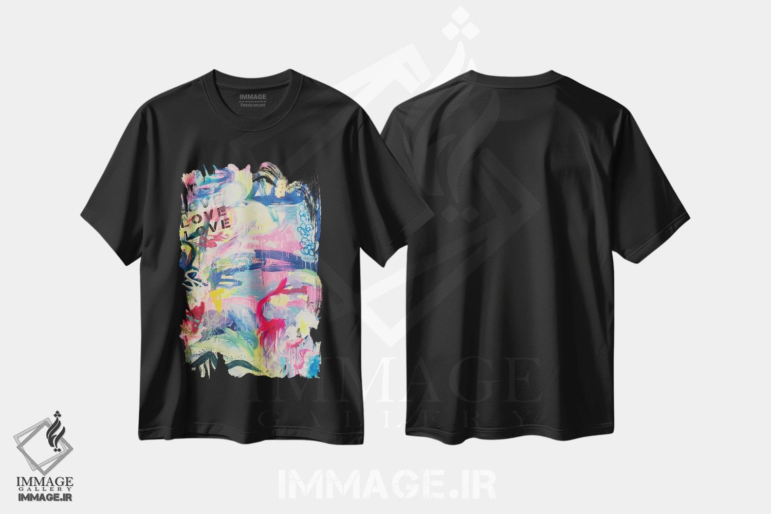 تیشرت طرح دار همیشه تو، آبستره اثر امی اسمیت | فروشگاه ایماژ