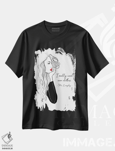 تیشرت طرح دار من هر روز، هنر دیجیتال اثر آلیسون پِتری | فروشگاه ایماژ