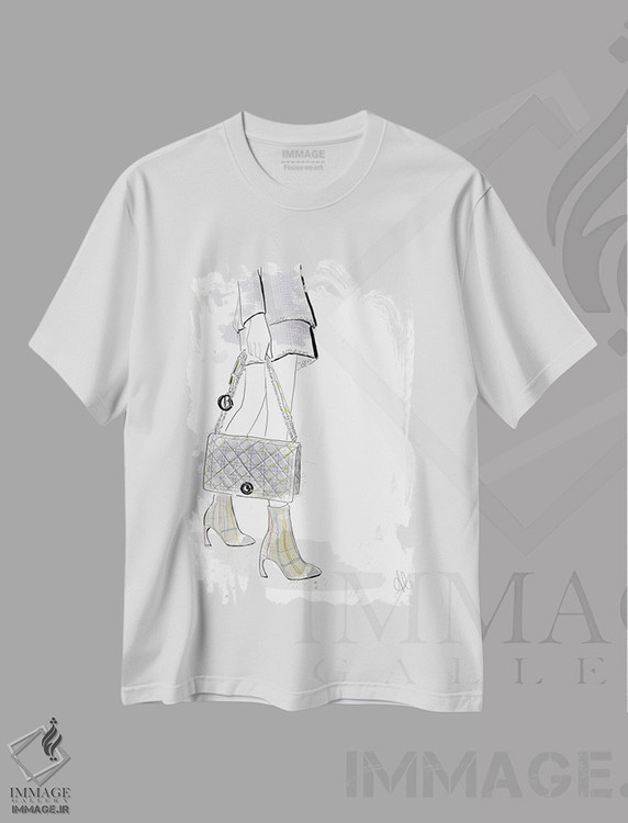 تیشرت طرح دار سلام مُد، هنر دیجیتال اثر آلیسون پِتری | immage.ir