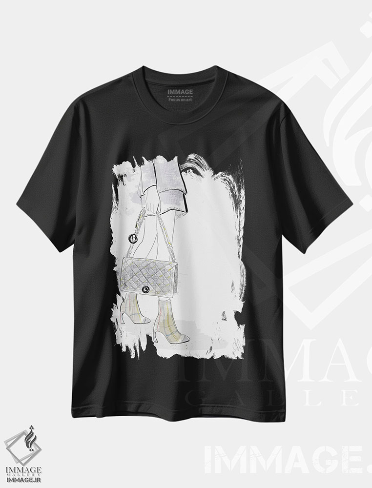 تیشرت طرح دار سلام مُد، هنر دیجیتال اثر آلیسون پِتری | فروشگاه ایماژ