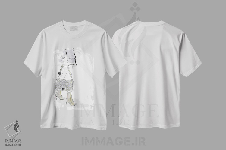 تیشرت طرح دار سلام مُد، هنر دیجیتال اثر آلیسون پِتری | immage.ir