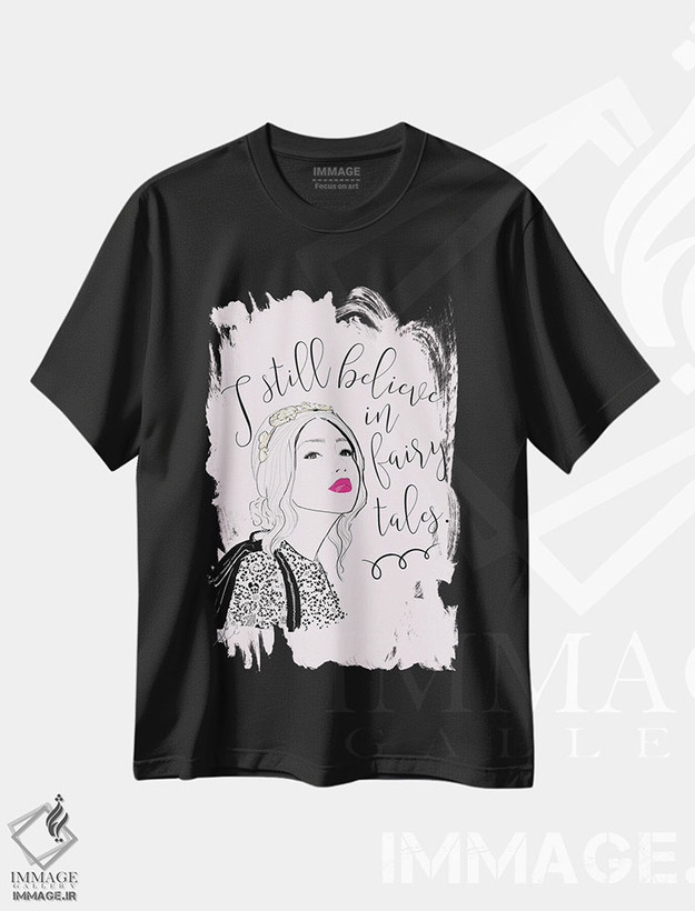 تیشرت طرح دار قصه های پریان، هنر دیجیتال اثر آلیسون پِتری | فروشگاه ایماژ