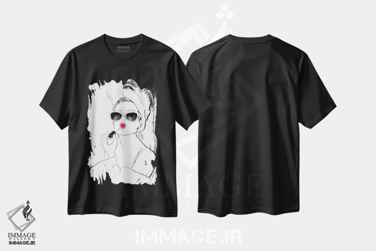 تیشرت طرح دار عکس شیک و جذاب، تزئینی اثر آلیسون پِتری | فروشگاه ایماژ