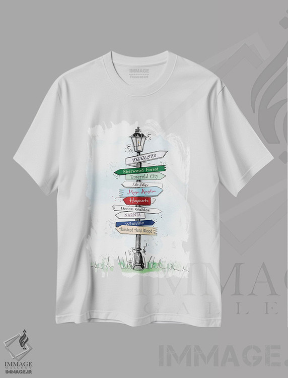 تیشرت طرح دار تابلوی فانتزی، هنر دیجیتال اثر آلیسون پِتری | immage.ir