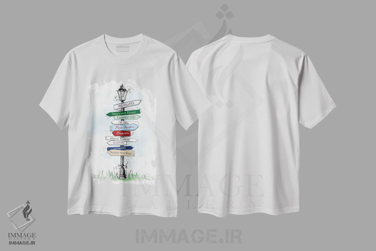 تیشرت طرح دار تابلوی فانتزی، هنر دیجیتال اثر آلیسون پِتری | immage.ir