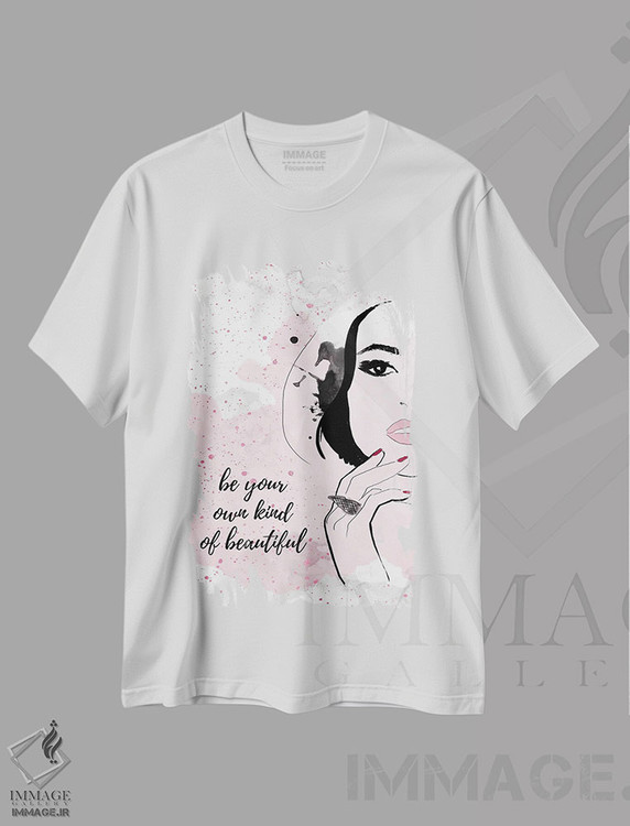 تیشرت طرح دار تو زیبایی، هنر دیجیتال اثر آلیسون پِتری | immage.ir