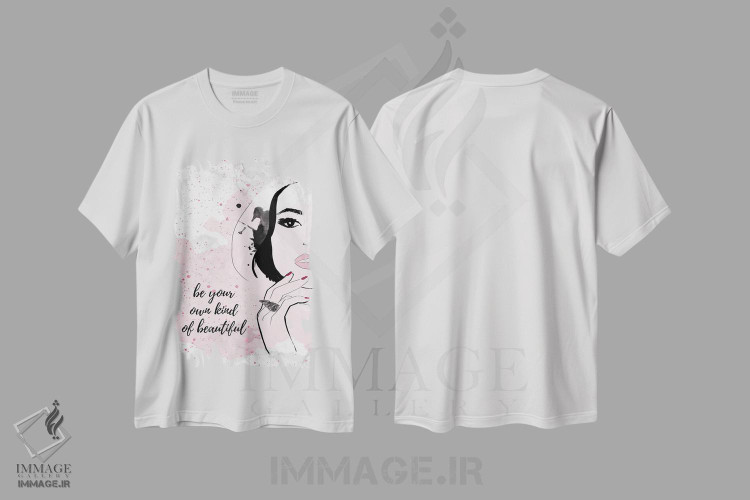 تیشرت طرح دار تو زیبایی، هنر دیجیتال اثر آلیسون پِتری | immage.ir