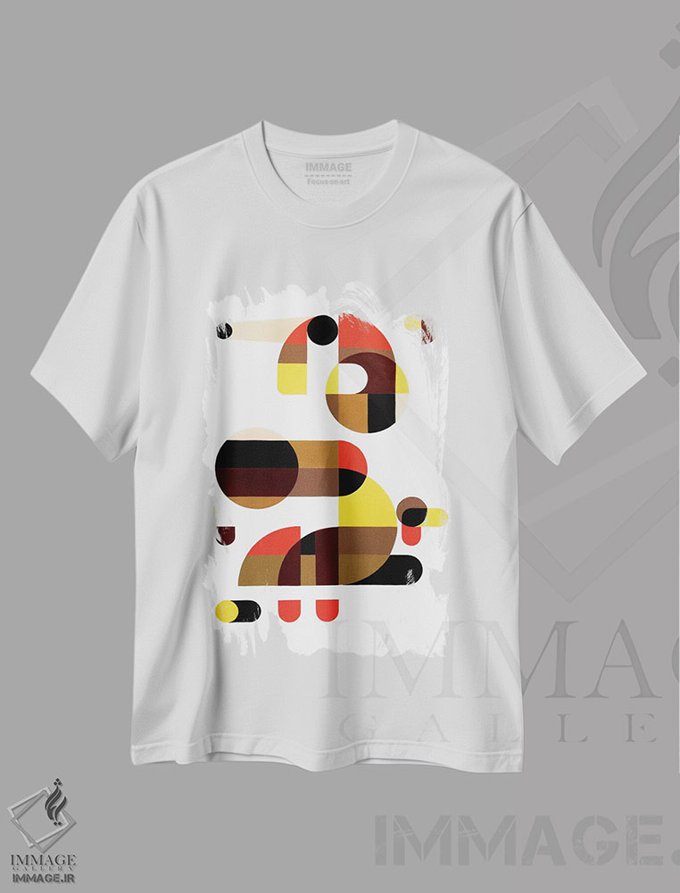 تیشرت طرح دار داخل و بیرون اثر آنتونی اسکوییزاتو | immage.ir
