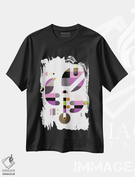 تیشرت طرح دار کنسرتو برای پرندگان اثر آنتونی اسکوییزاتو | فروشگاه ایماژ