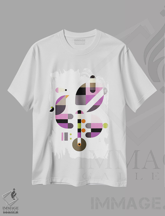 تیشرت طرح دار کنسرتو برای پرندگان اثر آنتونی اسکوییزاتو | immage.ir
