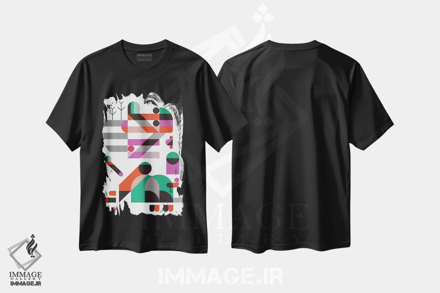 تیشرت طرح دار ذهن من مانند یک بازی پلتفرمر I اثر آنتونی اسکوییزاتو | فروشگاه ایماژ