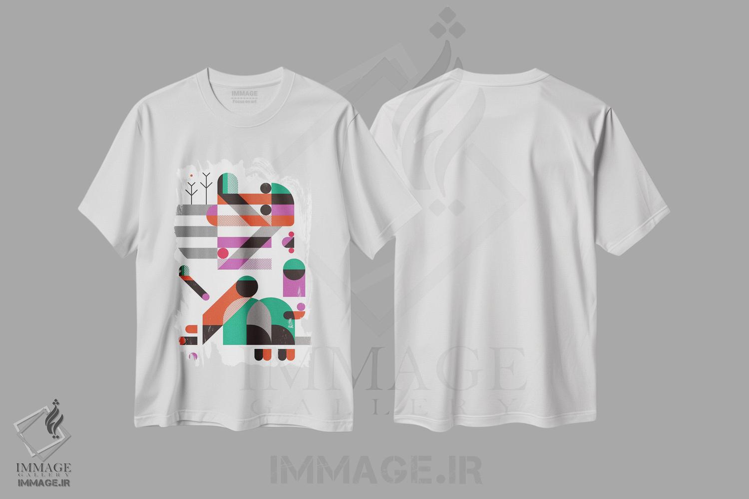 تیشرت طرح دار ذهن من مانند یک بازی پلتفرمر I اثر آنتونی اسکوییزاتو | immage.ir