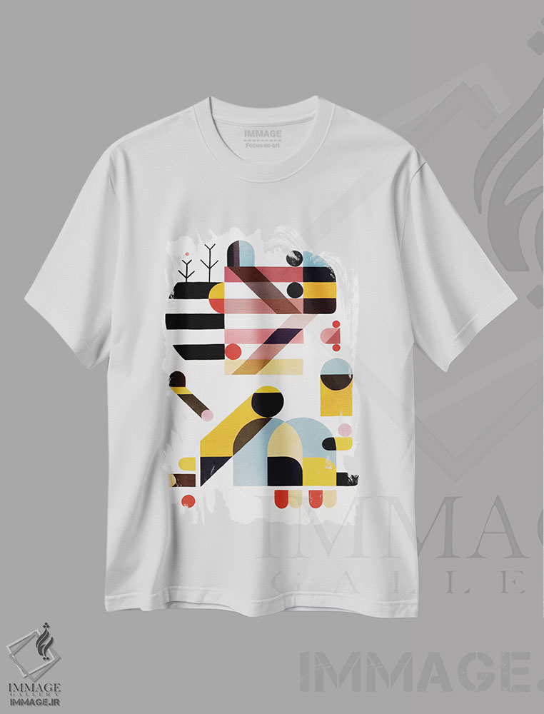 تیشرت طرح دار ذهن من مانند یک بازی پلتفرمر II اثر آنتونی اسکوییزاتو | immage.ir