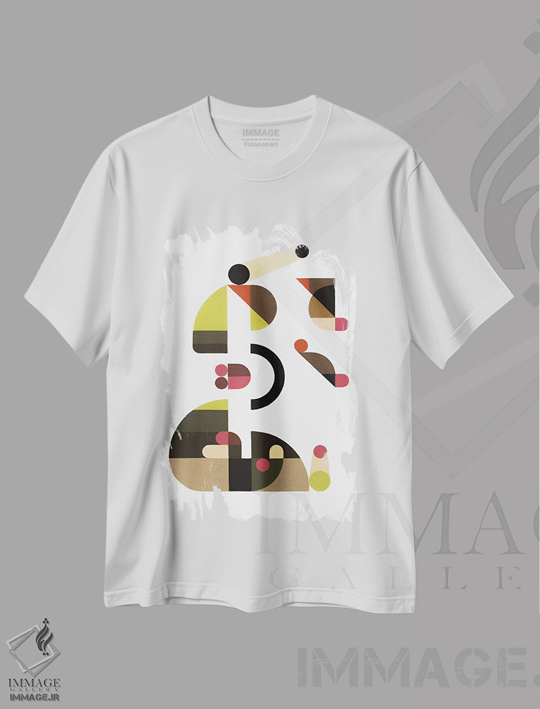 تیشرت طرح دار همزمان شده اثر آنتونی اسکوییزاتو | immage.ir