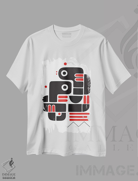 تیشرت طرح دار دو عاشق روی نیمکت، آبستره اثر آنتونی اسکوییزاتو | immage.ir