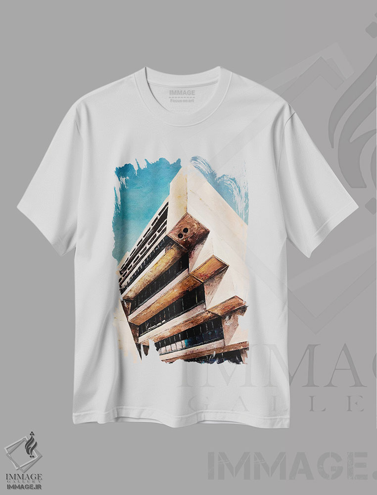 تیشرت طرح دار شهر دالاس، تزئینی اثر آنتونی اسکوییزاتو | immage.ir