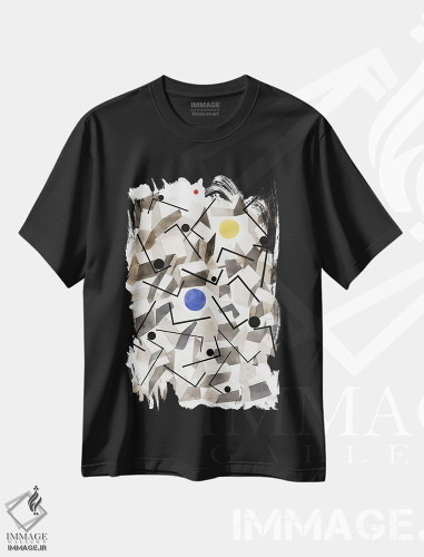 تیشرت طرح دار بازی های ماه اثر آنتونی اسکوییزاتو | فروشگاه ایماژ