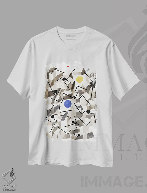 تیشرت طرح دار بازی های ماه اثر آنتونی اسکوییزاتو | immage.ir