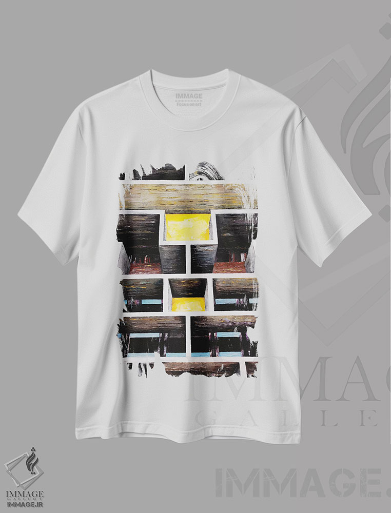تیشرت طرح دار لوکوربوزیه چاندیگار، هنر فاخر معاصر اثر آنتونی اسکوییزاتو | immage.ir