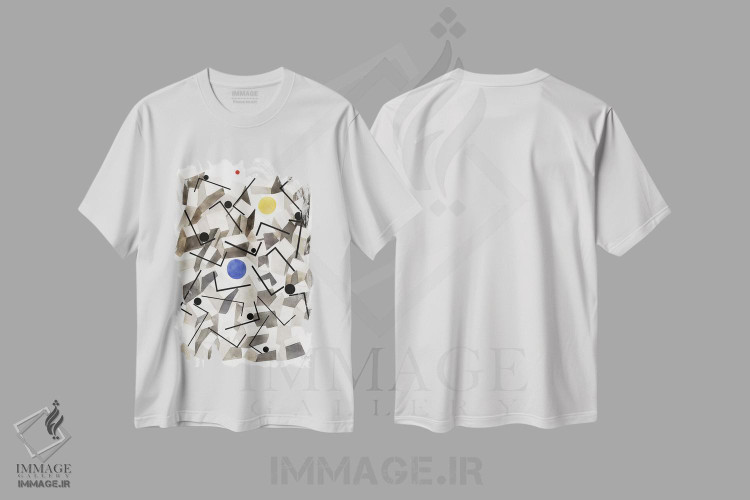 تیشرت طرح دار بازی های ماه اثر آنتونی اسکوییزاتو | immage.ir
