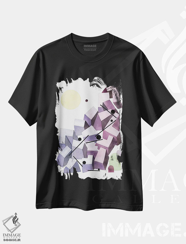 تیشرت طرح دار لبه پرتگاه اثر آنتونی اسکوییزاتو | فروشگاه ایماژ