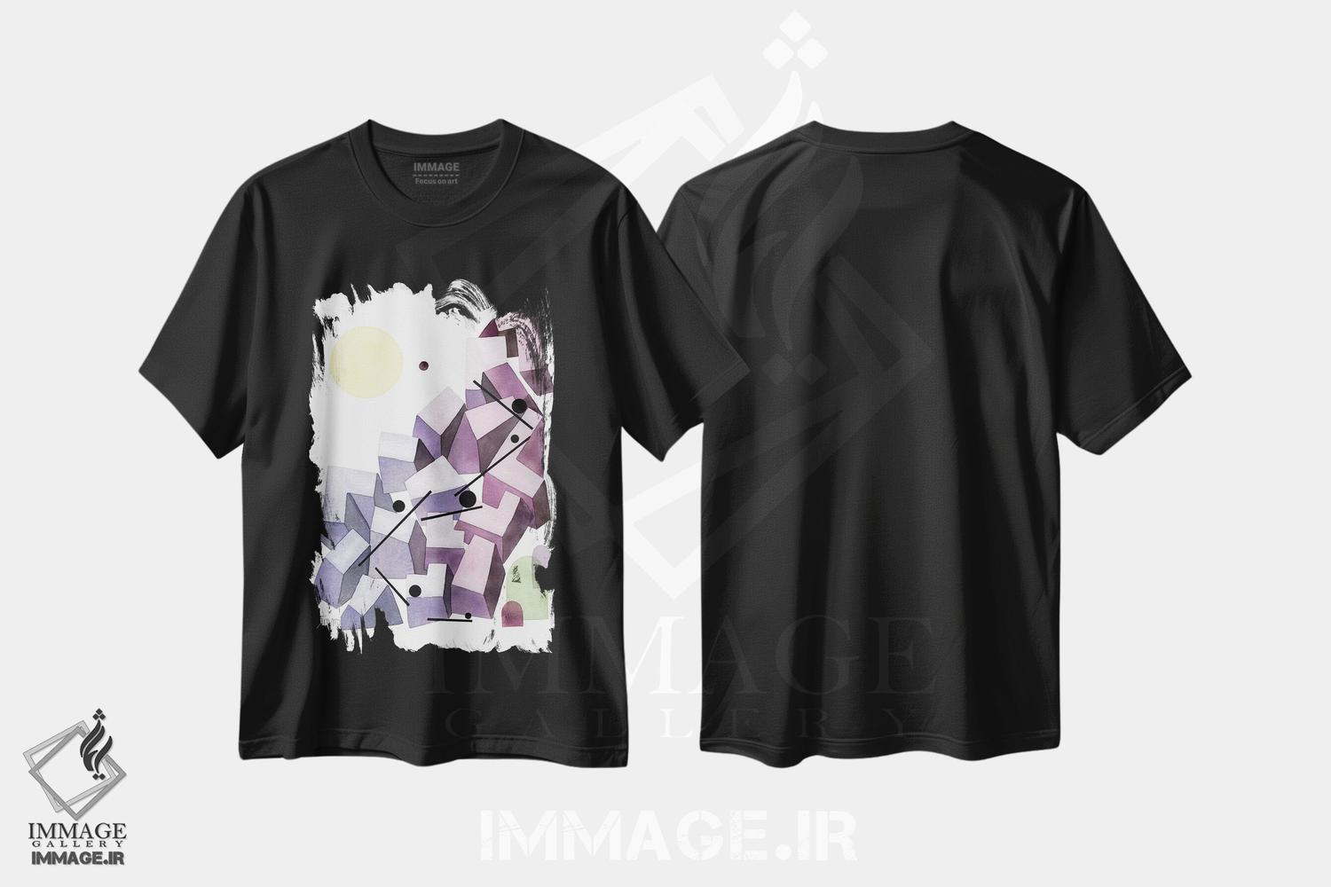 تیشرت طرح دار لبه پرتگاه اثر آنتونی اسکوییزاتو | فروشگاه ایماژ