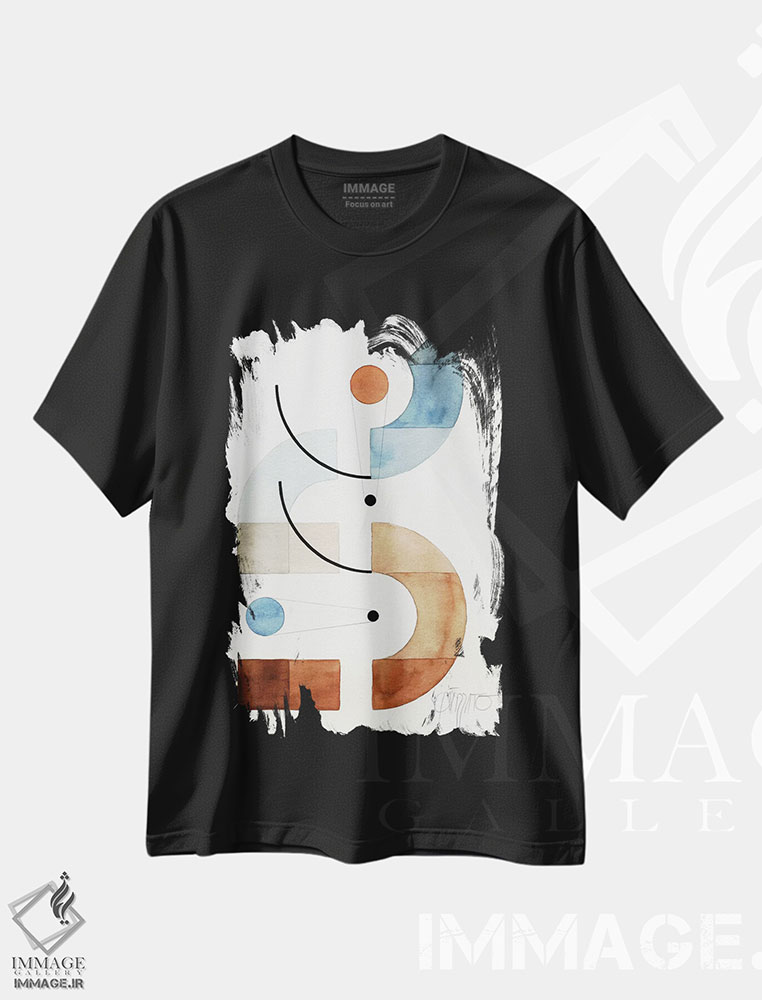 تیشرت طرح دار فضاهای باز XXX، آبستره اثر آنتونی اسکوییزاتو | فروشگاه ایماژ