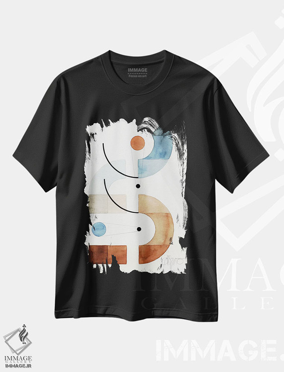 تیشرت طرح دار فضاهای باز XXX، آبستره اثر آنتونی اسکوییزاتو | فروشگاه ایماژ