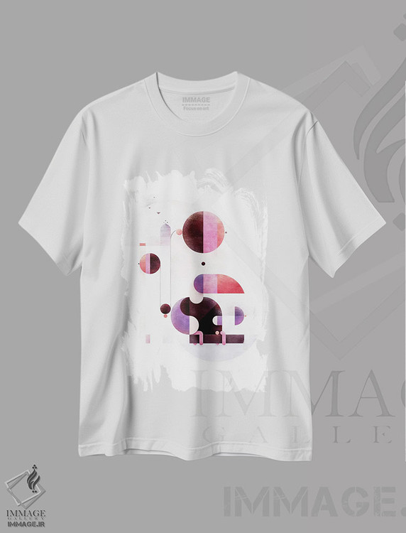 تیشرت طرح دار تاب رنگین کمانی اثر آنتونی اسکوییزاتو | immage.ir