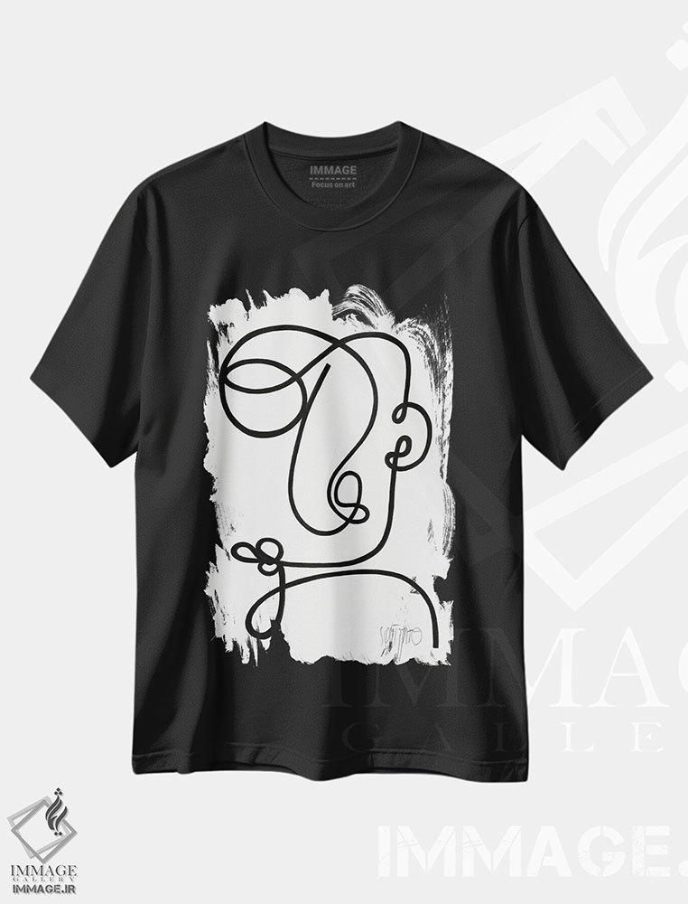 تیشرت طرح دار مرد باهوش تر، تزئینی اثر آنتونی اسکوییزاتو | فروشگاه ایماژ