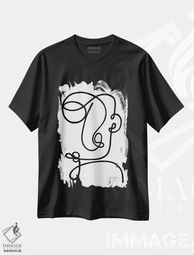 تیشرت طرح دار مرد باهوش تر، تزئینی اثر آنتونی اسکوییزاتو | فروشگاه ایماژ